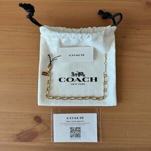 Coach Women's Charm Starter Link Bracelet - NWT